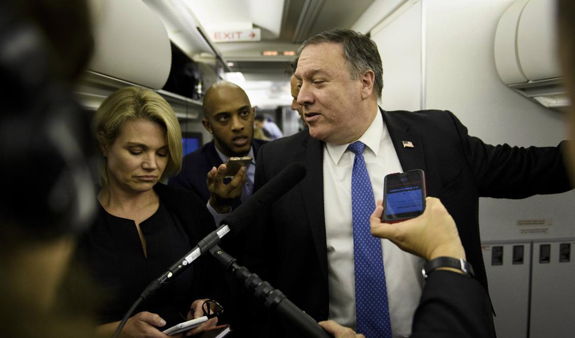 

USA:s utrikesminister Mike Pompeo. Foto: Brendan Smialowski/AP/TT-arkivbild                                                                                        