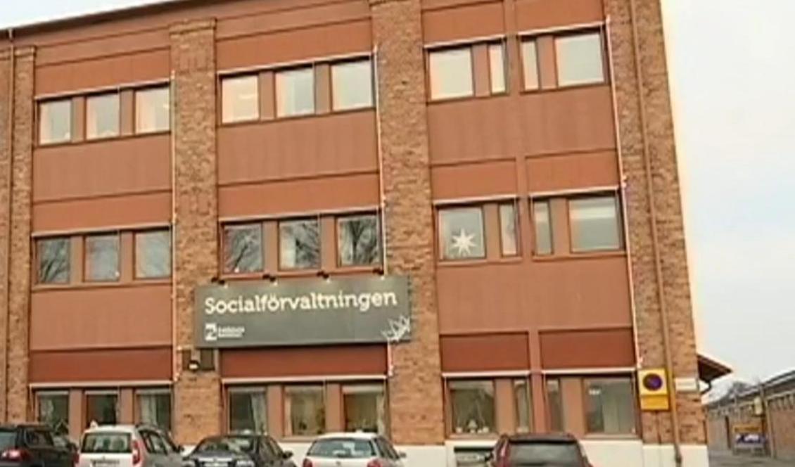 Bombhot riktades mot socialförvaltningen i Eskilstuna och Torshälla under torsdagen. Foto: Skärmdump/SVT