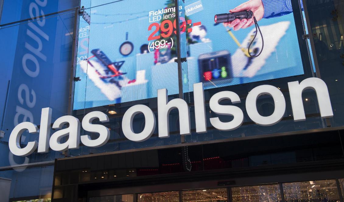 
Bild från Clas Ohlsons varuhus på Drottninggatan i Stockholm. Foto: Henrik Montgomery/TT-arkivbild                                                