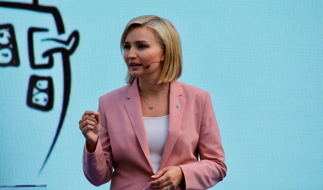 Förtroende för Kristdemokraternas partiledare Ebba Busch Thor har ökat. Foto: Susanne W Lamm/Epoch Times-arkivbild