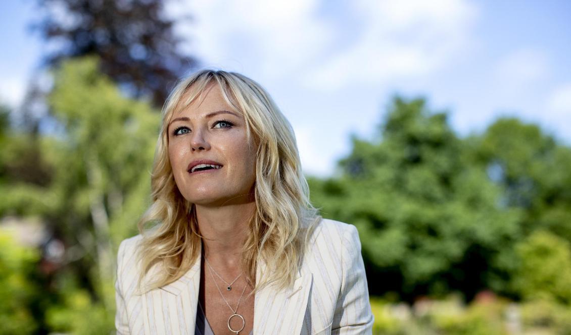 Tidigare i år var Malin Åkerman hemma i Sverige för att spela in den kommande Tomas Ledin-filmen ”En del av mitt hjärta”. Foto: Adam Ihse/TT-arkivbild