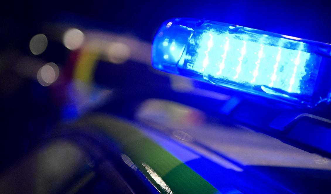 En man sköts under juldagskvällen i benet vid en polisinsats vid järnvägsstationen i Hallsberg. Foto: Johan Nilsson/TT-arkivbild