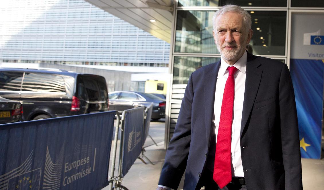 
Labourledaren Jeremy Corbyn. Foto: Virginia Mayo/TT-arkivbild                                                