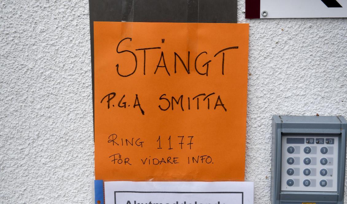 Ett misstänkt ebolafall har hittats på Enköpings lasarett. Foto: Fredrik Sandberg/TT