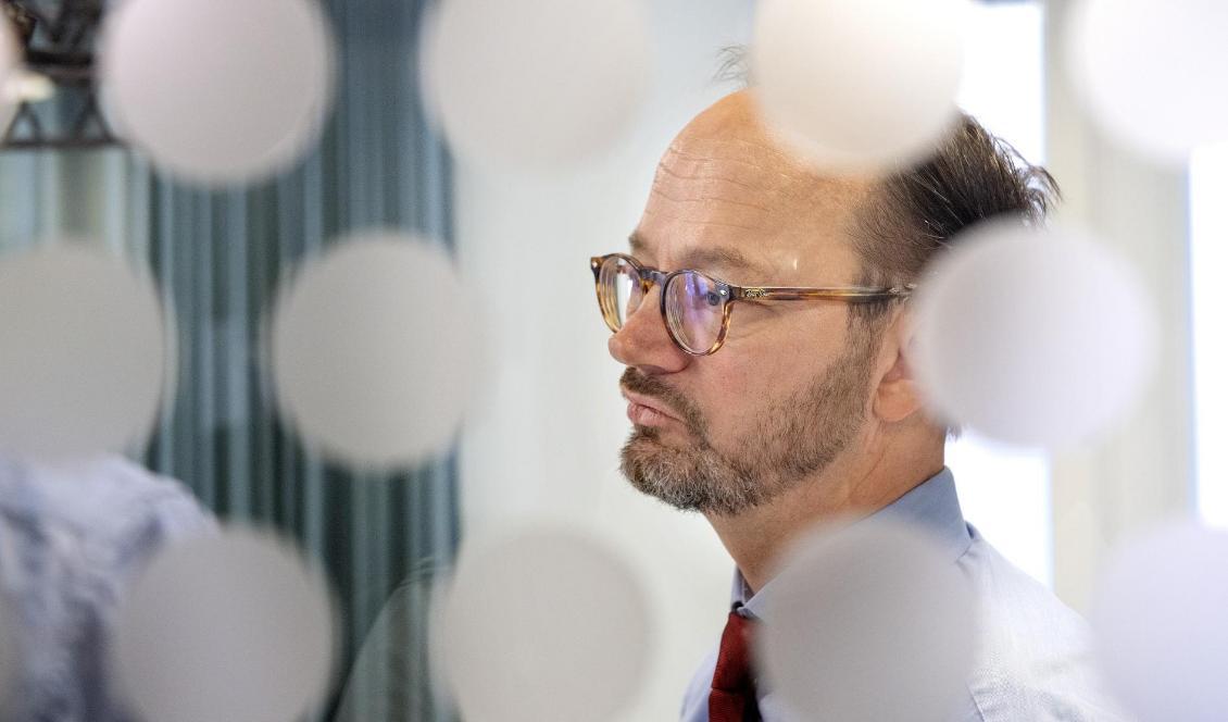 Infrastrukturminister Tomas Eneroth (S). Foto: Jessica Gow/TT-arkivbild