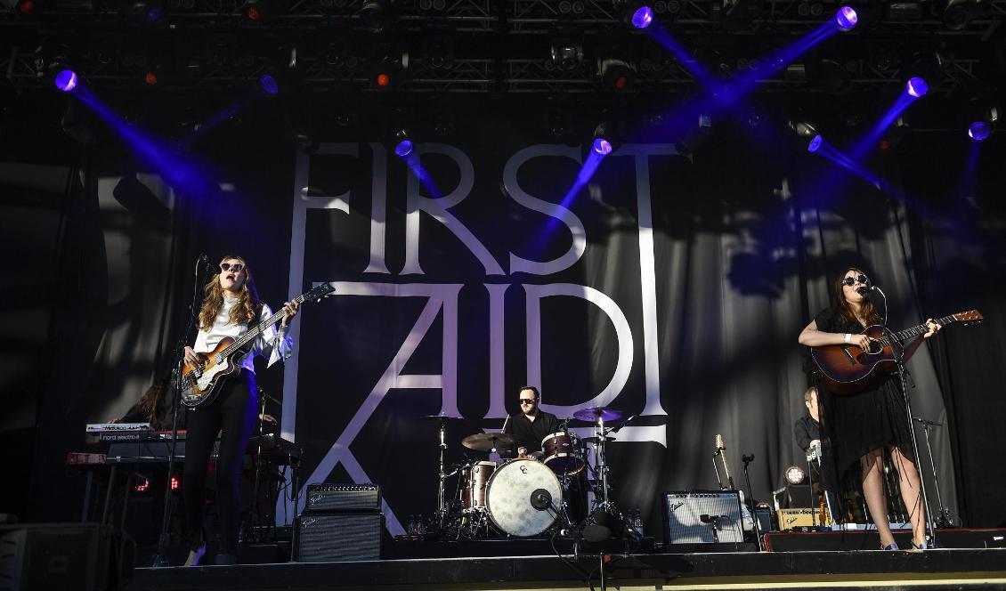 First Aid Kit är nominerad till bästa internationella grupp på Brit Awards. Foto: Maja Suslin/TT-arkivbild