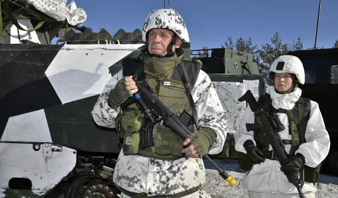 I dagarna pågår en stor militärövning i Norrbotten. Foto: Naina Helen Jåma/TT