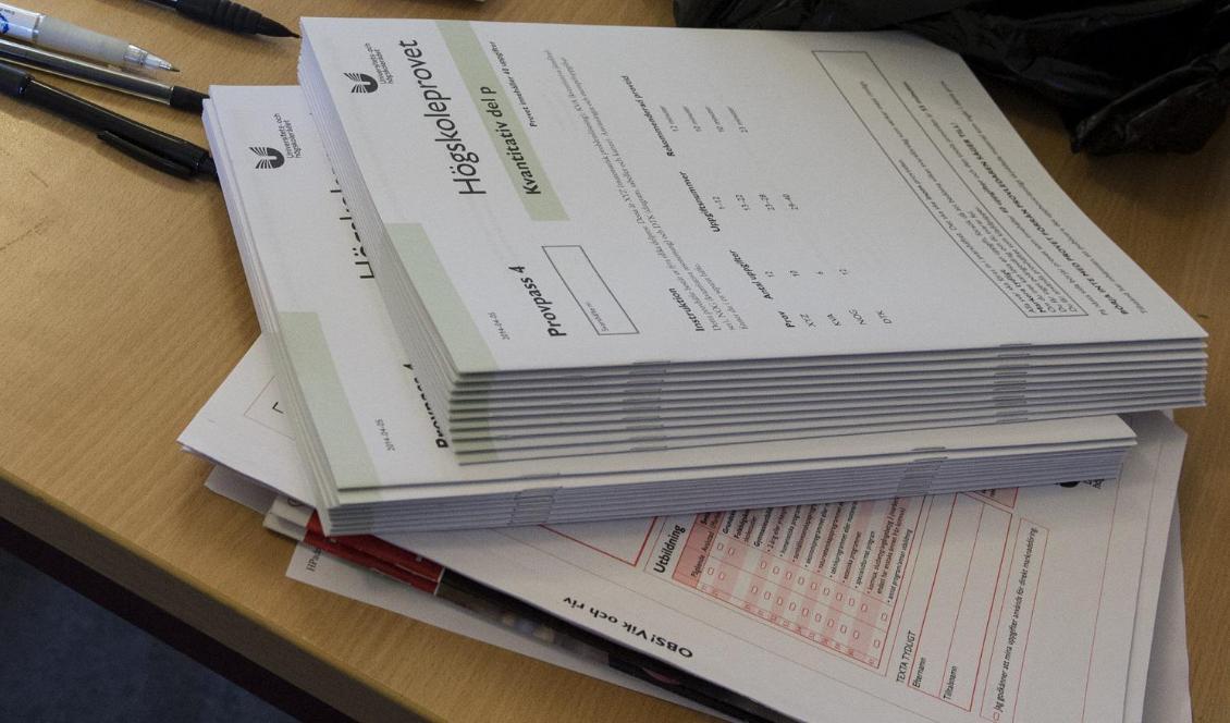 UHR drar tillbaka fuskares resultat i högskoleprovet. Foto: Bertil Enevåg Ericson/TT-arkivbild