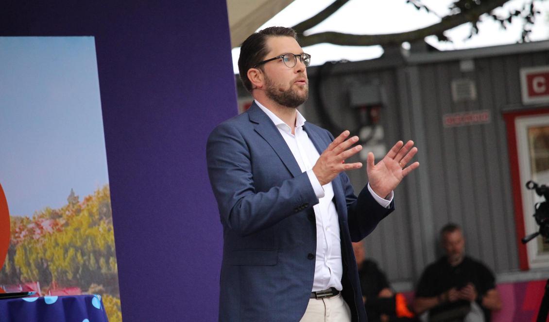


Sverigedemokraternas partiledare Jimmie Åkesson. Foto: Susanne W Lamm/Epoch Times-arkivbild                                                                                                                                                