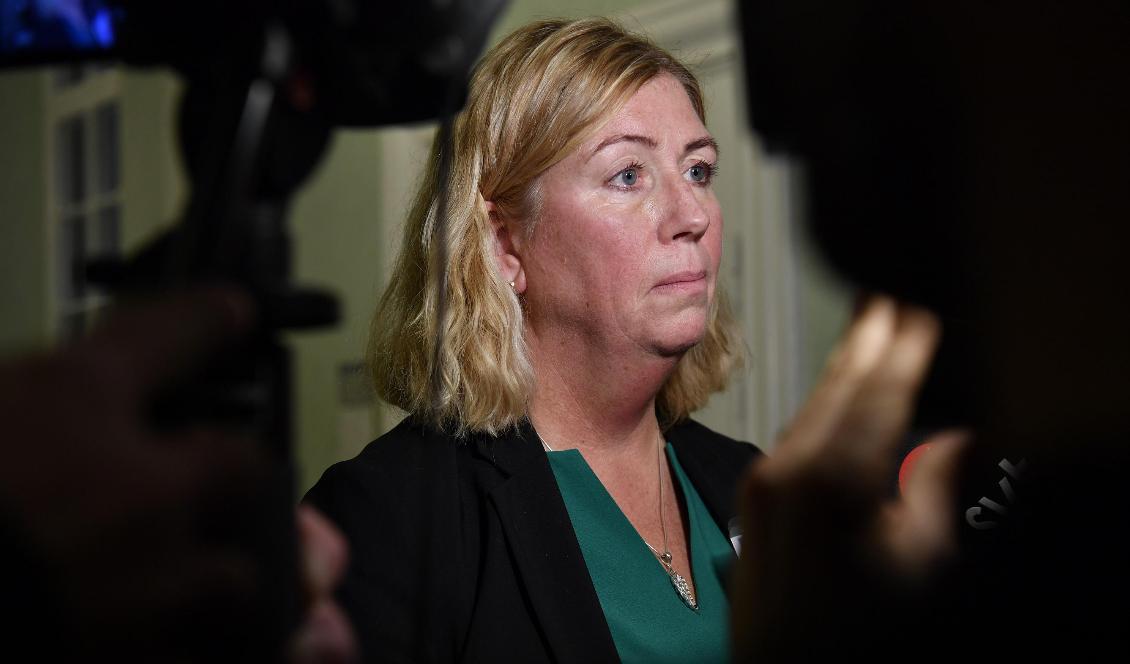 
Ulla Sandborgh får lämna posten som generaldirektör på Svenska kraftnät. Foto: Henrik Montgomery/TT                                                