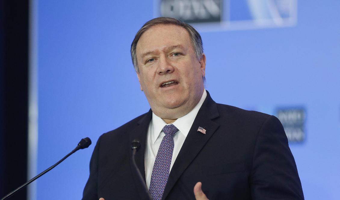 USA:s utrikesminister Mike Pompeo. Foto: Pablo Martinez Monsivais/AP/TT-arkivbild