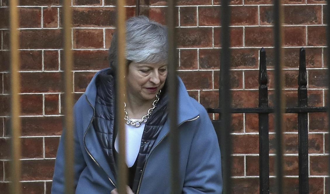 Storbritanniens premiärminister Theresa May. Foto: Steve Parsons/PA/AP/TT