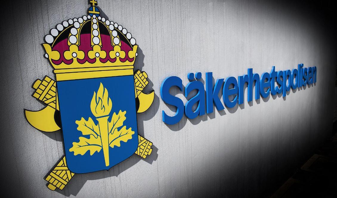 
Säkerhetspolisen bedriver sedan 2017 en utredning mot ett tiotal misstänkta personer. Foto: Tomas Oneborg/SvD/TT-arkivbild                                                