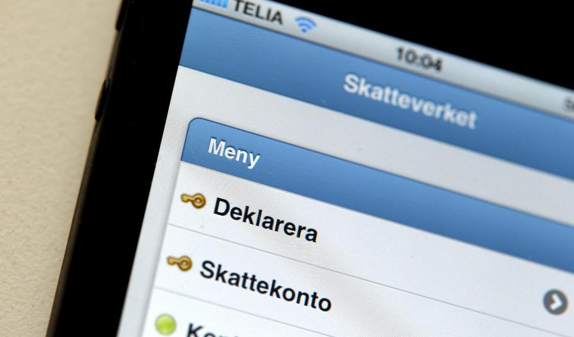 I år kan fler än tidigare få tillbaka på skatten redan i april. Foto: Janerik Henriksson/TT-arkivbild