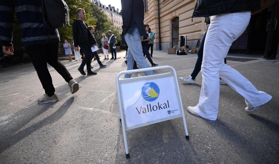 Extraval kan hållas den 7 april. Foto: Stina Stjernkvist/TT-arkivbild