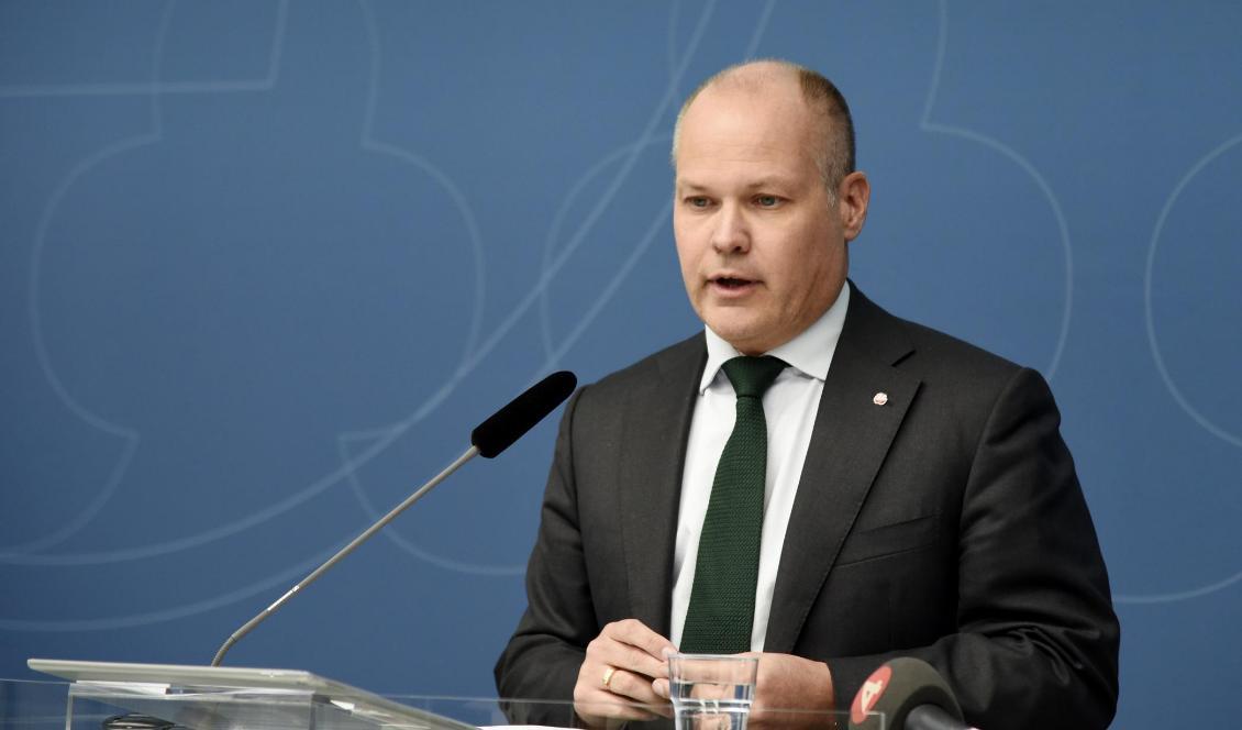 Justitie- och migrationsminister Morgan Johansson (S) ville rösta ja till EU:s nya upphovsrättsregler, men tvingades att ändra sig efter att ha blivit nedröstad i riksdagens EU-nämnd. Foto: Susanna Pettersson Öste/TT-arkivbild