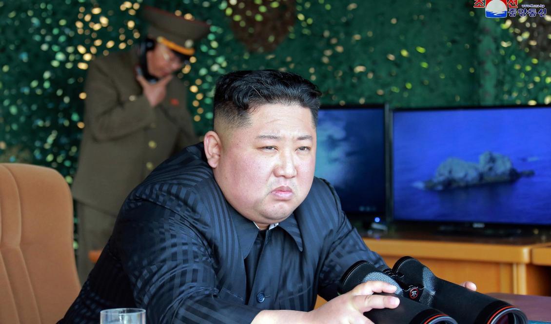 Den nordkoreanske diktatorn Kim Jong-Un. Foto: AP/TT-arkivbild