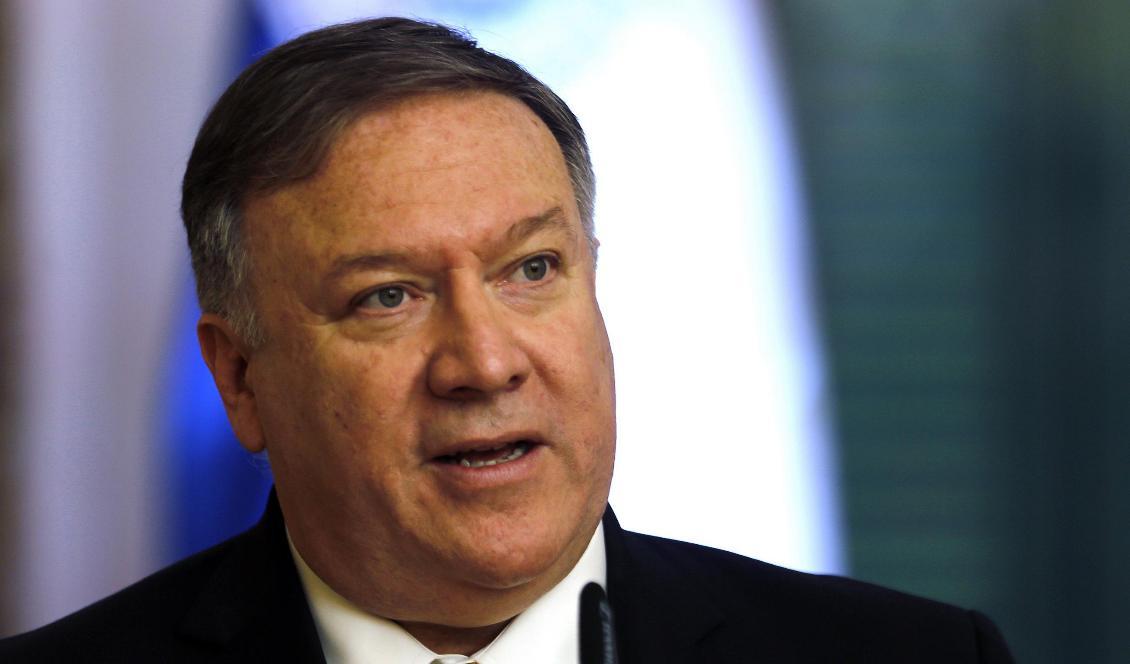 USA:s utrikesminister Mike Pompeo. Foto: Jorge Saenz/AP/TT-arkivbild