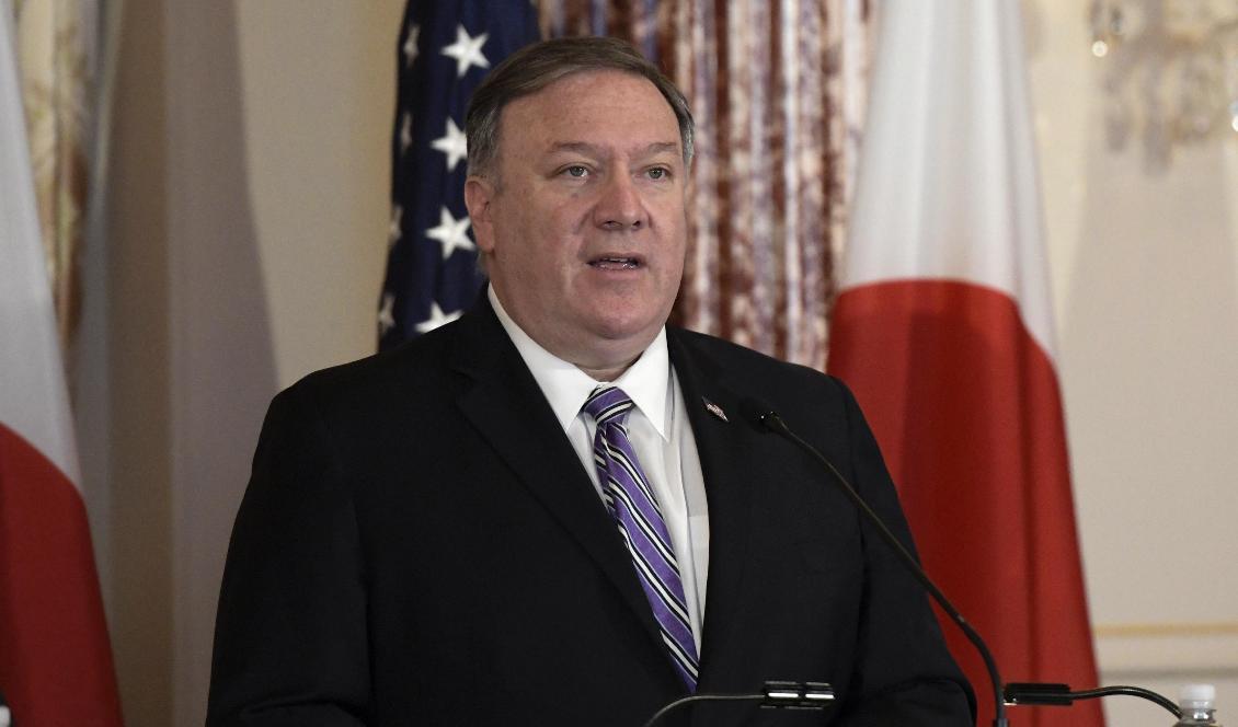 USA:s utrikesminister Mike Pompeo. Foto: Sait Serkan Gurbuz/AP/TT-arkivbild