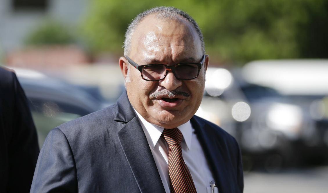 
Peter O'Neill har kallat kritiken mot hans ledarskap "fake news". Foto: Aaron Favila/AP/TT-arkivbild                                                