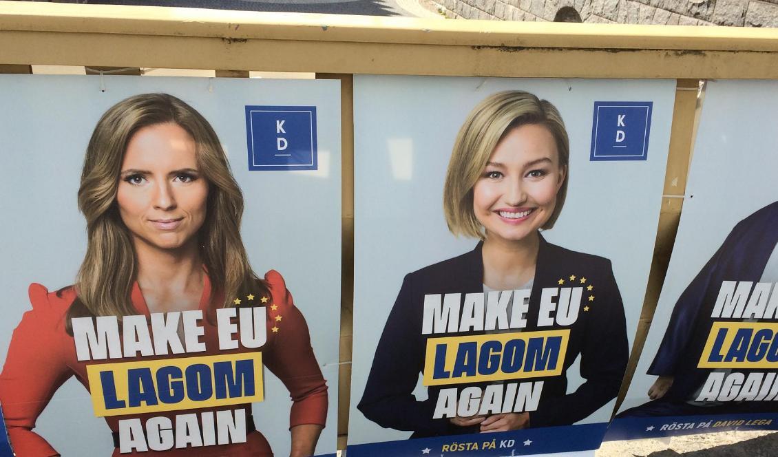 KD tappar i opinionen inför EU-valet på söndagen. Foto: Epoch Times