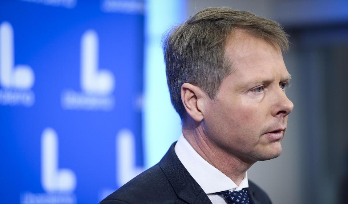 Liberalernas gruppledare i riksdagen, Christer Nylander. Foto: Henrik Montgomery/TT-arkivbild