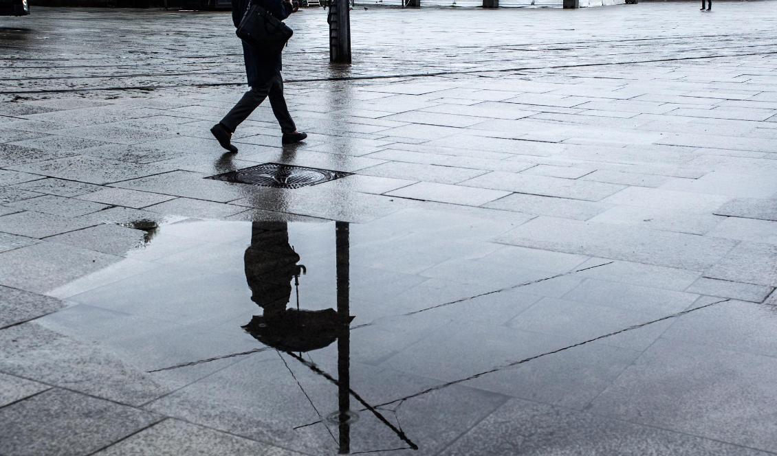 

Mer regn blir det. Foto: Mariam Butt/NTB/TT-arkivbild                                                                                                