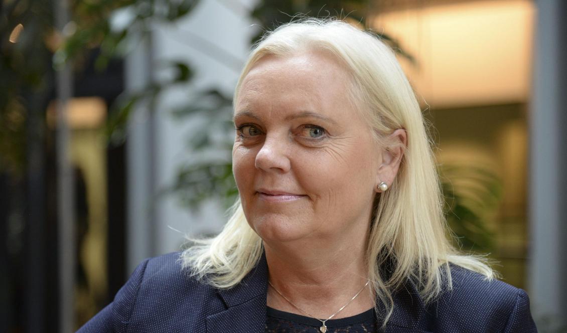 Kristina Winberg (SD) petas efter att ha vittnat om sexuella övergrepp mot en partikollega. Foto: Anna Karolina Eriksson/TT