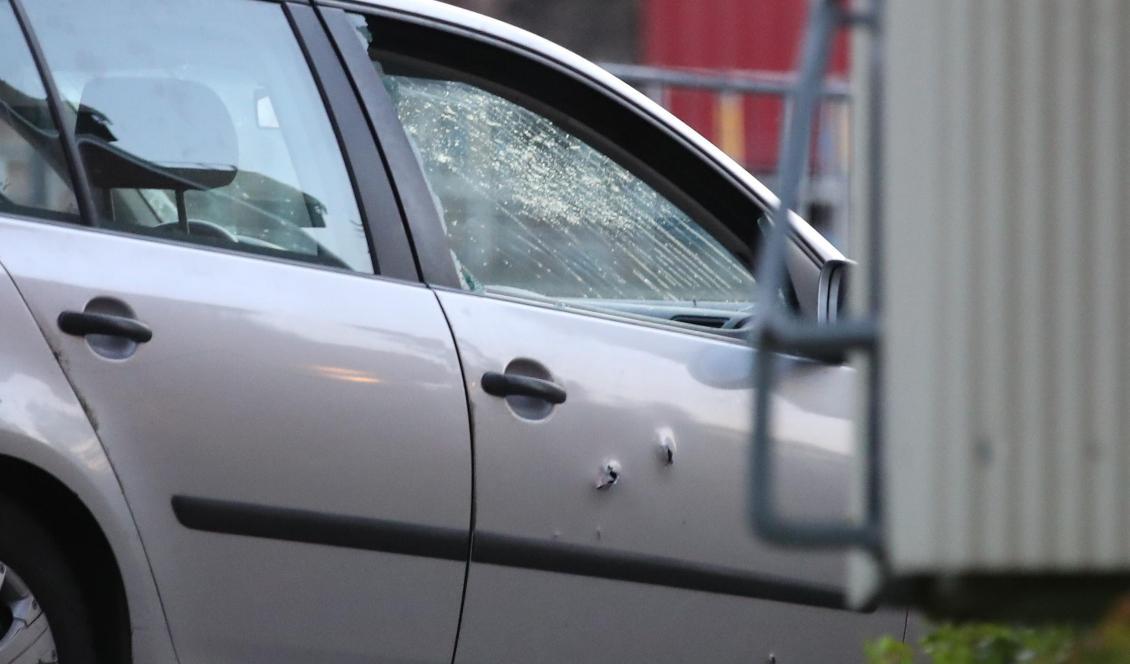 


En 32-årig man sköts ihjäl i sin bil i Guldheden i Göteborg i maj 2018. Foto: Adam Ihse/TT                                                                                                                                                