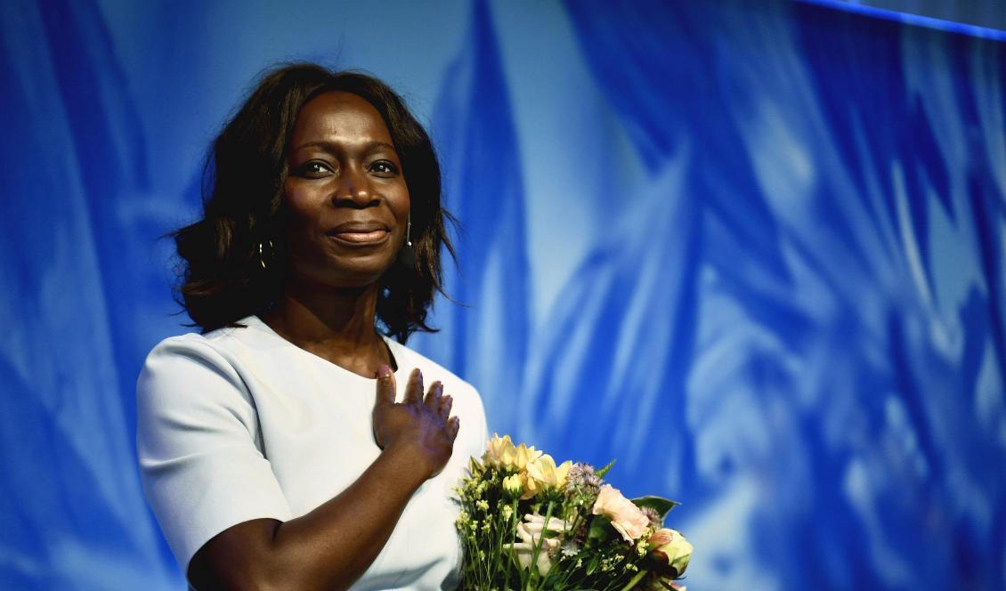 Nyamko Sabuni valdes till ny partiledare för Liberalerna. Foto: TT