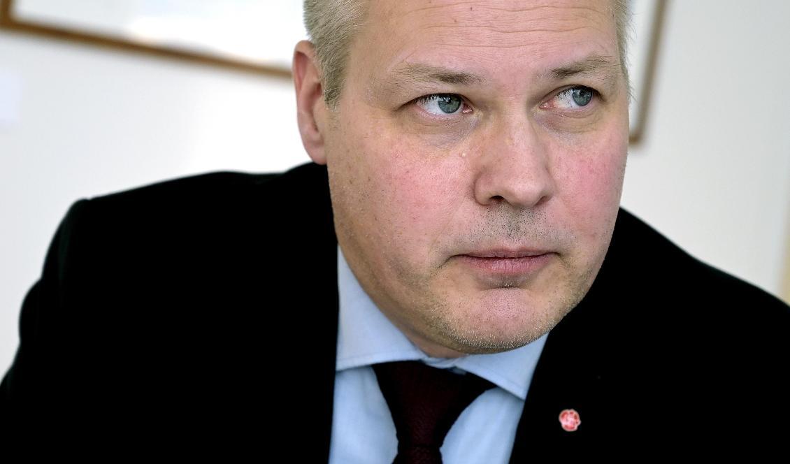 

Justitie- och migrationsminister Morgan Johansson (S). Foto: Janerik Henriksson/TT-arkivbild                                                                                                