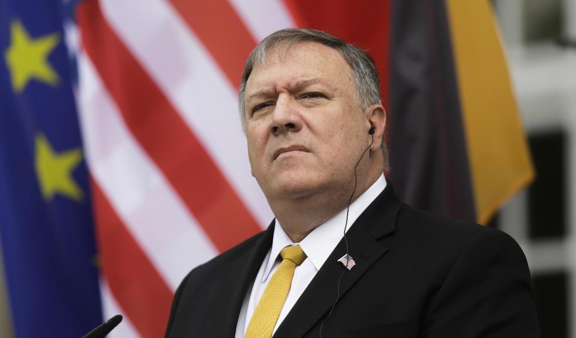 USA:s utrikesminister Mike Pompeo. Foto: Markus Schreiber/AP/TT-arkivbild