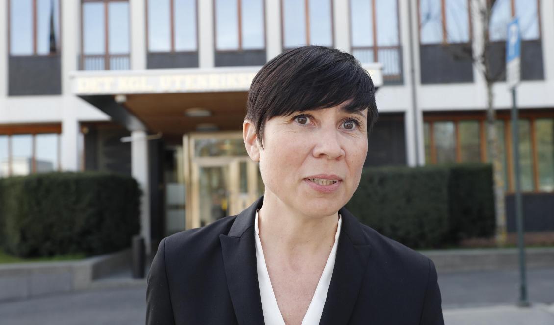 Norges utrikesminister Ine Eriksen Søreide. Foto: Terje Bendiksby/NTB Scanpix/TT-arkivbild