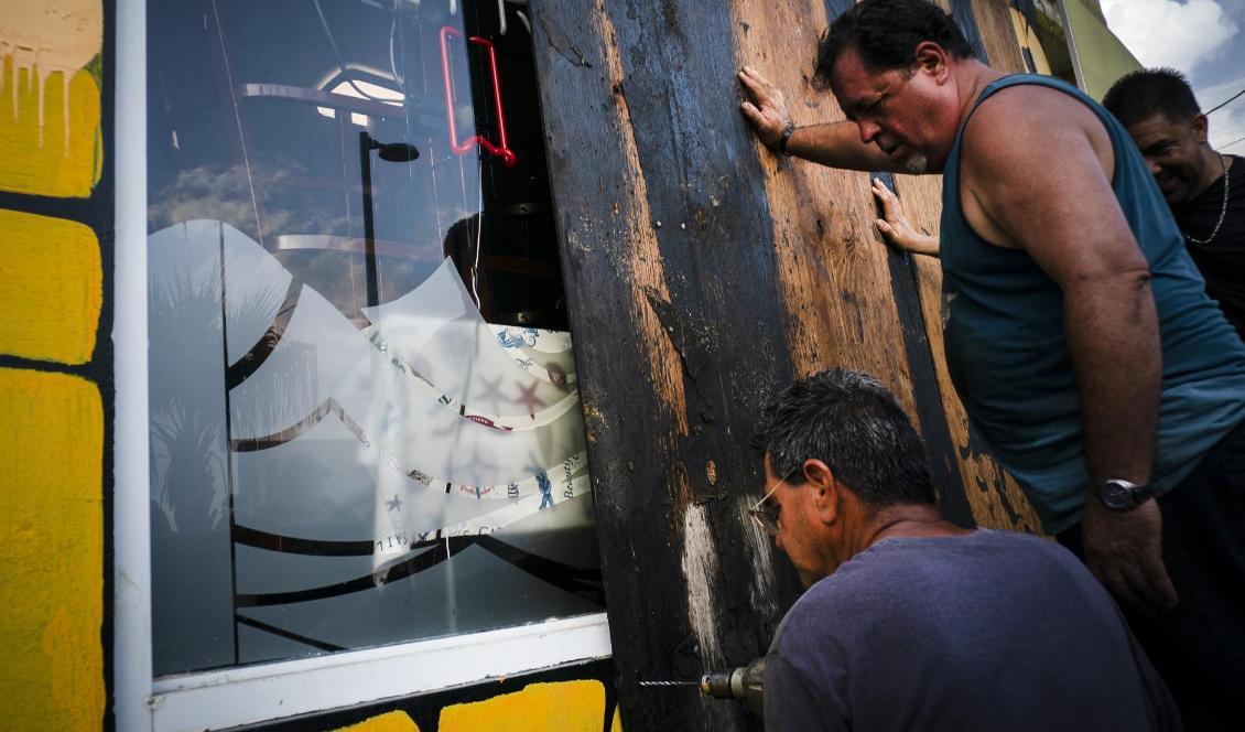 
Puerto Rico har förberett sig för den tropiska stormen Dorian. Foto: Ramon Espinosa/AP/TT                                                