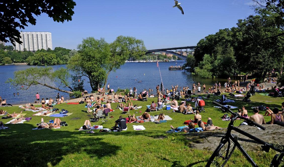 Sommarvärmen återvänder till helgen. Foto: Erik Mårtensson/TT-arkivbild