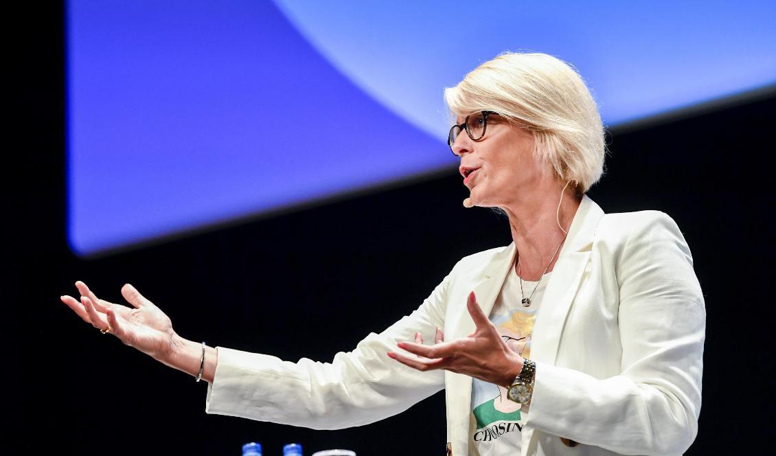 Elisabeth Svantesson (M), ekonomiskpolitisk talesperson, säger att partiet vill dra ner på det svenska biståndet. Foto: Henrik Montgomery/TT-arkivbild