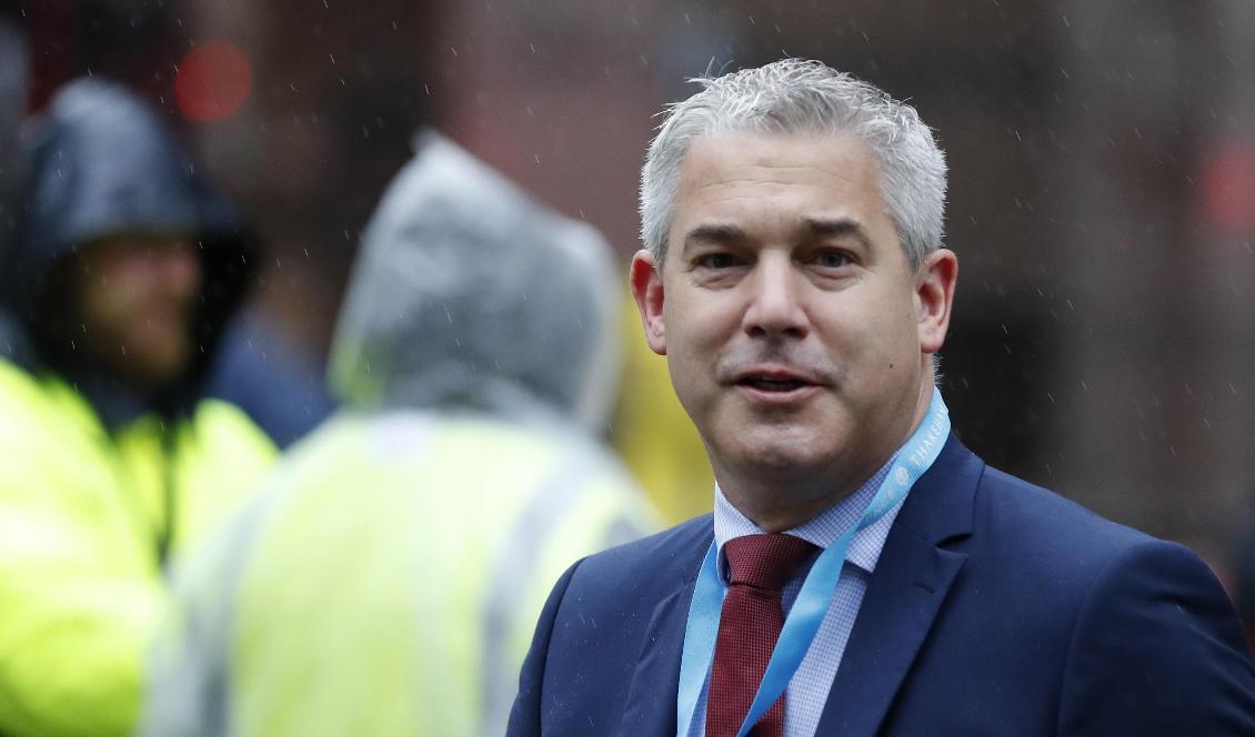 Storbritanniens brexitminister Stephen Barclay. Foto: Frank Augstein/AP/TT