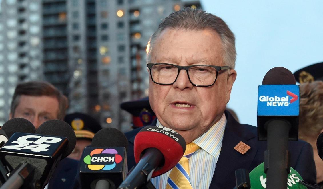 
Kanadas inrikesminister Ralph Goodale, vars stab kritiserat Storbritanniens drag. Foto: Nathan Denette/AP/TT-arkivbild                                                