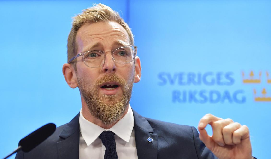 Kristdemokraternas ekonomiske talesperson Jakob Forssmed. Foto: Jessica Gow/TT-arkivbild