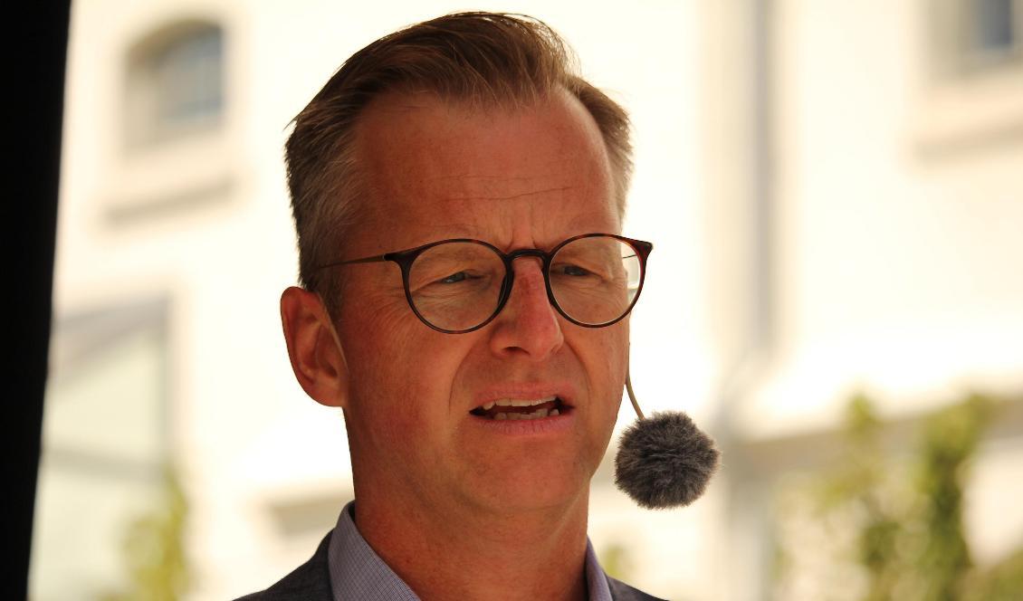 
Inrikesminister Mikael Damberg (S). Foto: Susanne W Lamm/Epoch Times-arkivbild                                                