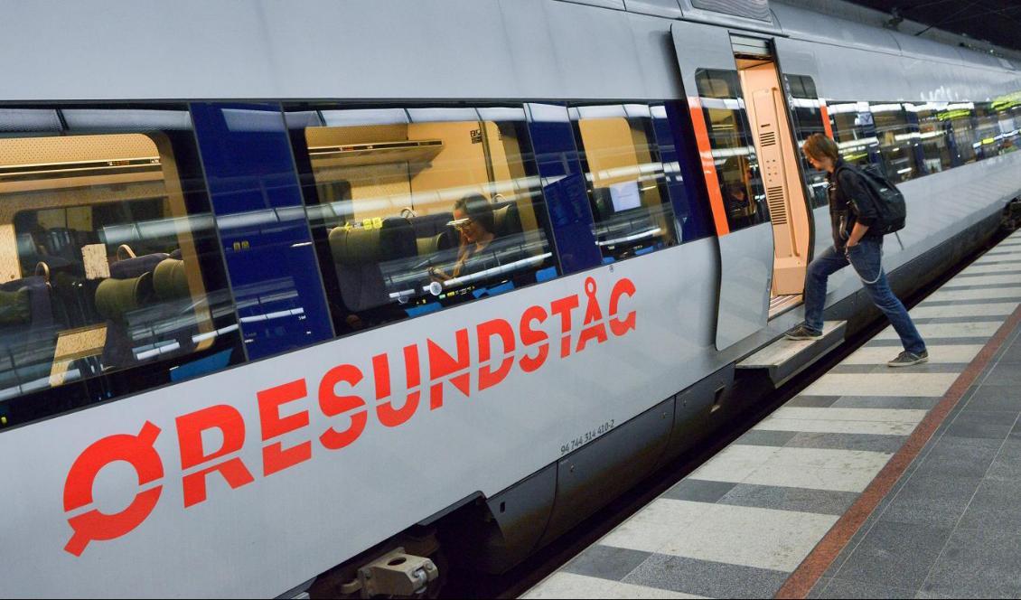 "Det ska inte påverka trafiken, varken antalet turer eller punktligheten", säger Skånetrafikens affärschef för Öresundstågen, Mikael Espling, om Danmarks nya gränskontroll av resenärer från Sverige. Foto: Johan Nilsson/TT-arkivbild