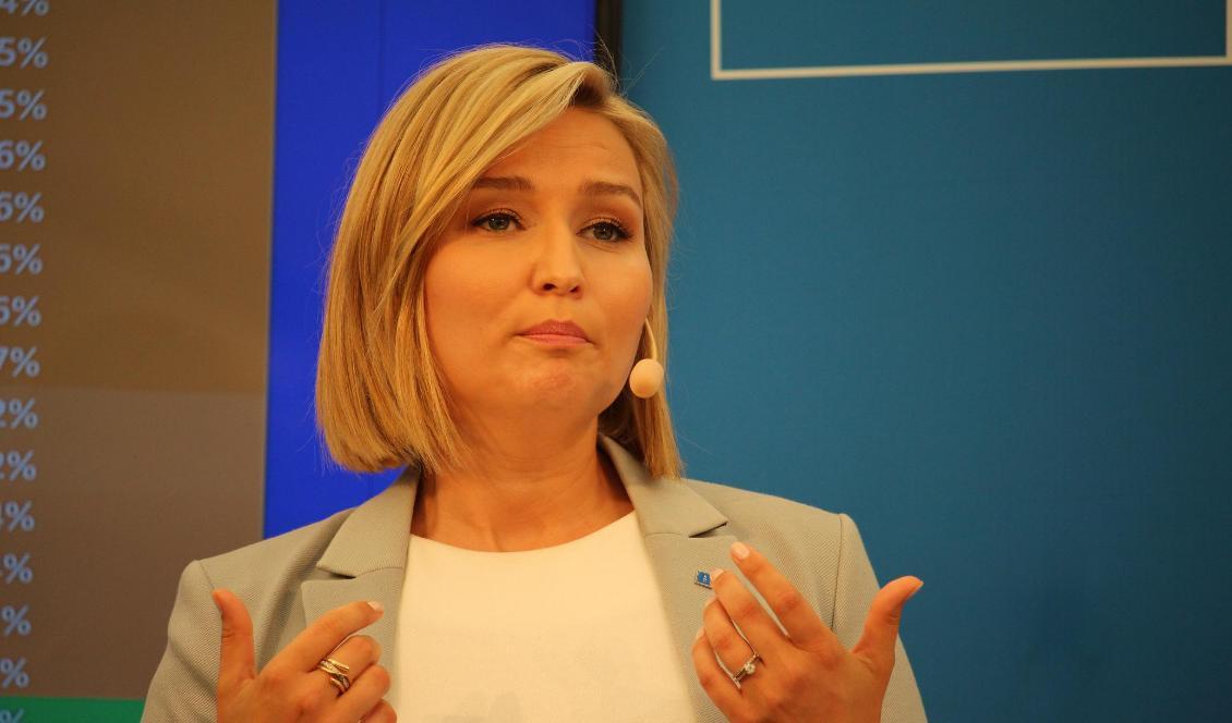 Ebba Busch Thor har störst förtroende bland väljarna, visar en ny undersökning. Foto: Susanne W Lamm/Epoch Times-arkivbild