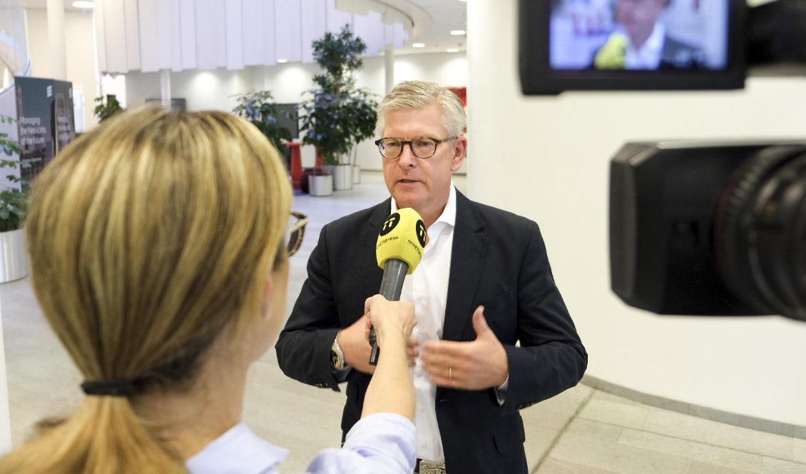 Ericssons vd Börje Ekholm har beskrivit den nu aktuella härvan som ett "historiskt problemområde". Foto: Henrik Säll/TT-arkivbild