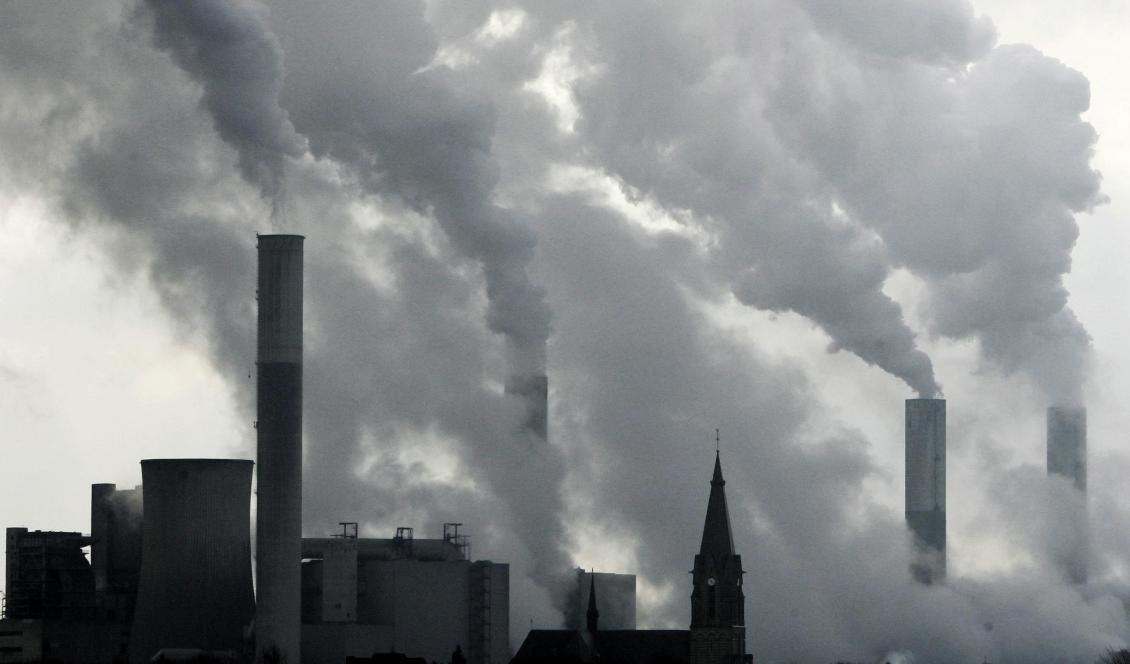 Kolanvändningen sjunker kraftigt i EU. Trenden pekar på att koldioxidutsläppen sjunker med 65 miljoner ton i år jämfört med förra året. Foto: Frank Augstein/AP/TT
