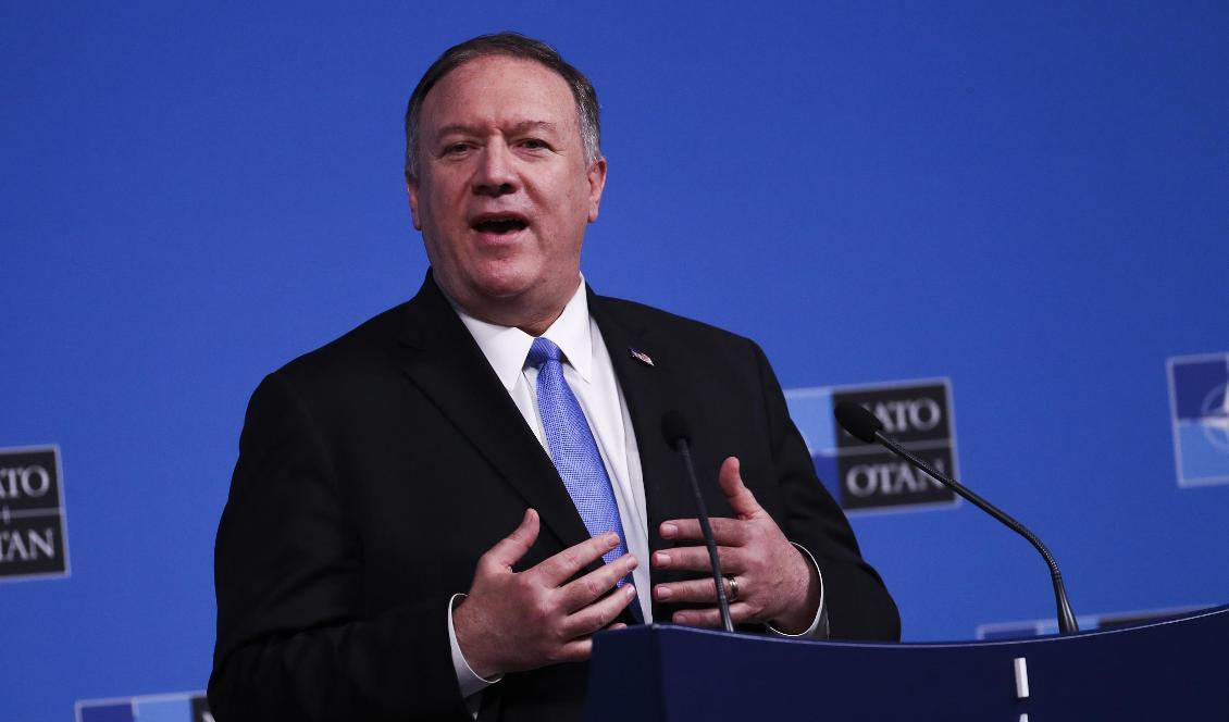 USA:s utrikesminister Mike Pompeo. Foto: Francisco Seco/AP/TT