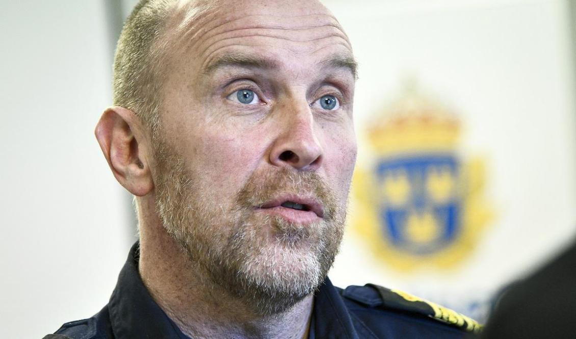 Stefan Hector, operativ chef på Noa, ska leda arbetet för den nationella särskilda händelsen som polisen fattat beslut om, men anledning av flertalet grova våldsdåd på kort tid. Foto: Claudio Bresciani/TT-arkivbild