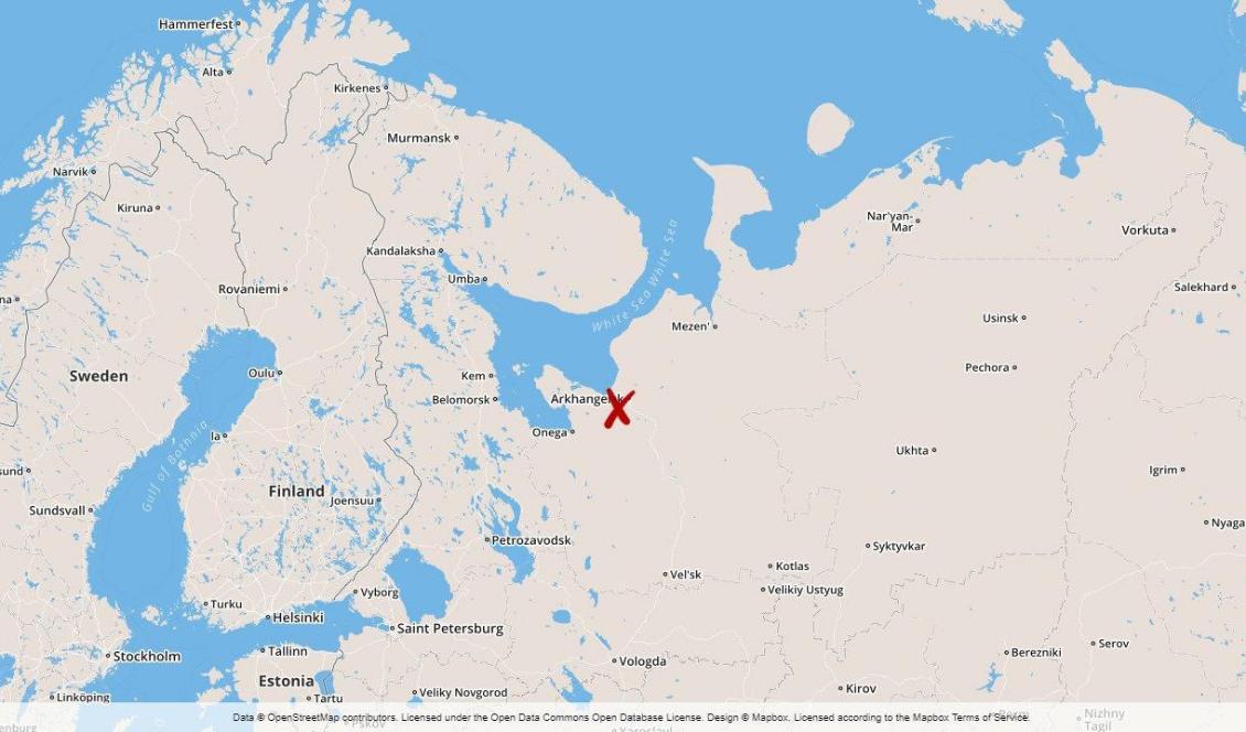 Archangelsk i nordvästra Ryssland. Foto: TT