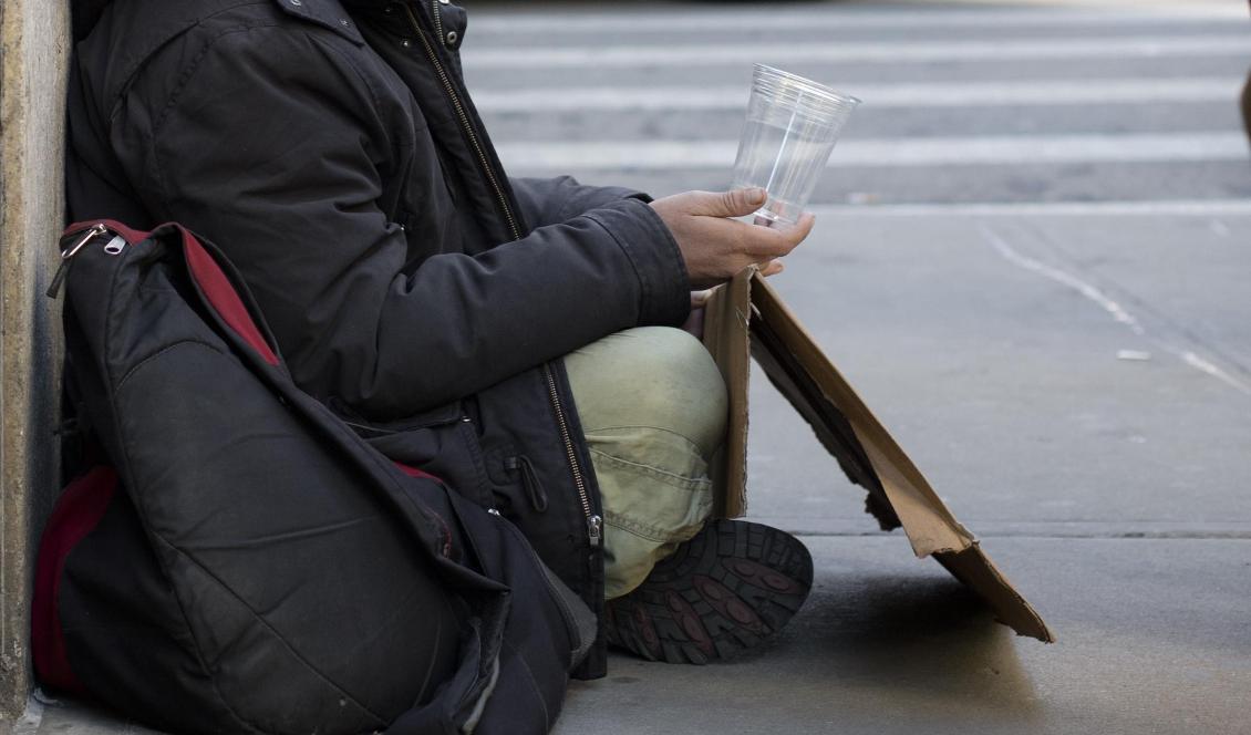 Ett tiotal kommuner i landet vill införa någon form av begränsning av tiggeri. Foto: Epoch Times-arkivbild