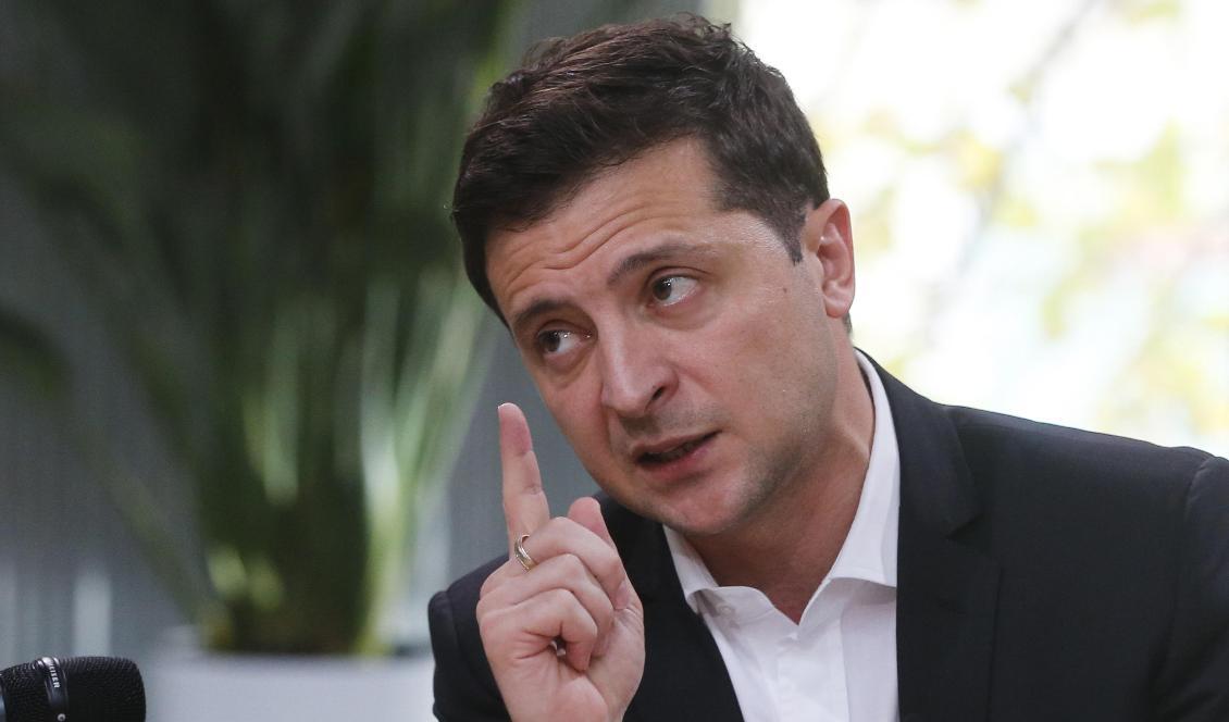 Ukrainas president Volodomyr Zelenskyj. Foto: Efrem Lukatsky/AP/TT
