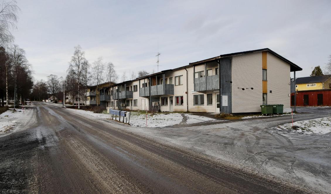 Samhället Herrskog utanför Kramfors. En av de kommuner som tagit emot personer som hänvisats från större kommuner. Foto: Mats Andersson/TT